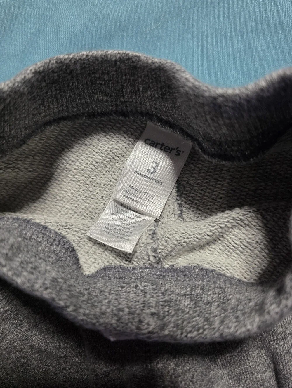 Carter's Gray Baby Sweatpants Size 3 Months